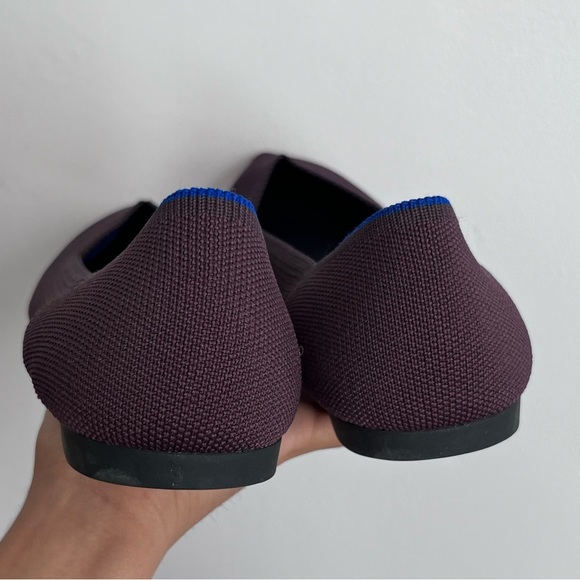 Rothy's Port Purple Pointy Toe Flats *Retired* Size 12 - Picture 5 of 6